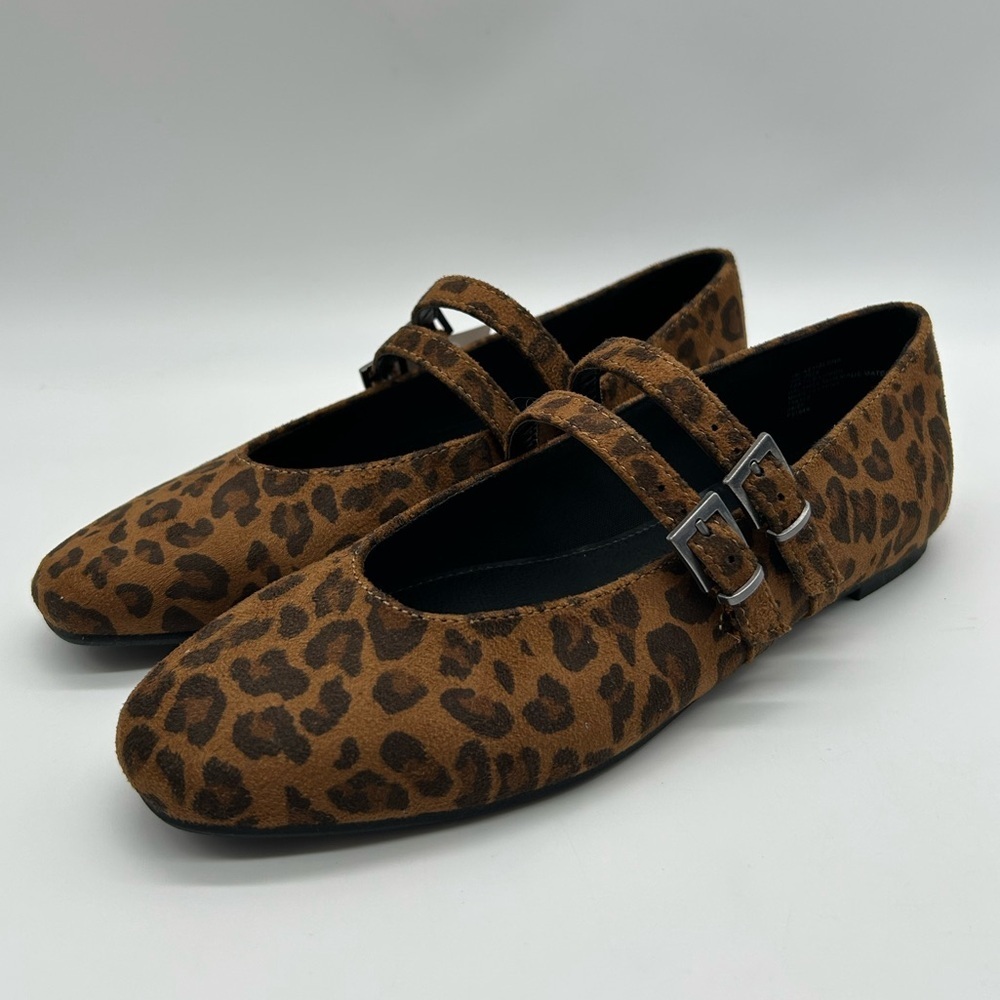 Arizona Jean Co AZ Helena Cheetah Women’s Mary Jane Flats 7.5 Leopard Print NWB - Picture 5 of 9